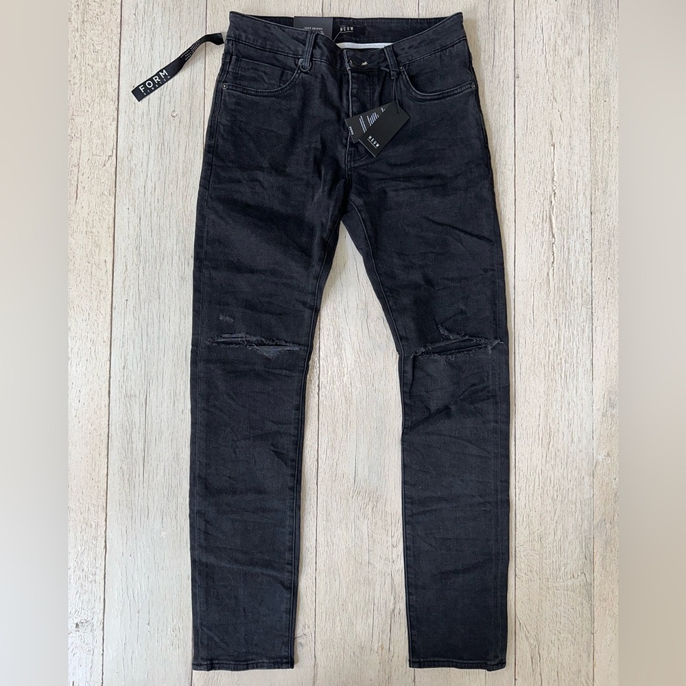 Neuw Men's Charcoal Skinny Jeans